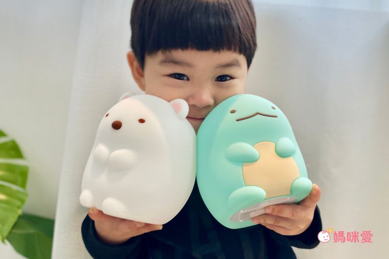 日本 Hashy - 安全矽膠抱抱安撫小夜燈-角落生物恐龍 (M(約12.6x11.5x16.5cm))