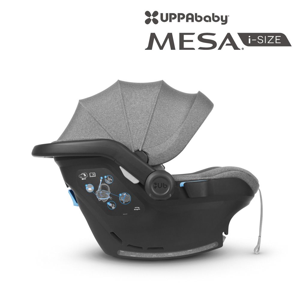 MESA i-Size 新生兒提籃-黑灰-4.4 kg