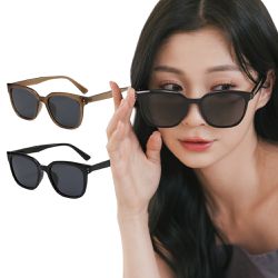 ALEGANT - 高雅氣場TR90貓眼方框寶麗來偏光墨鏡│UV400太陽眼鏡