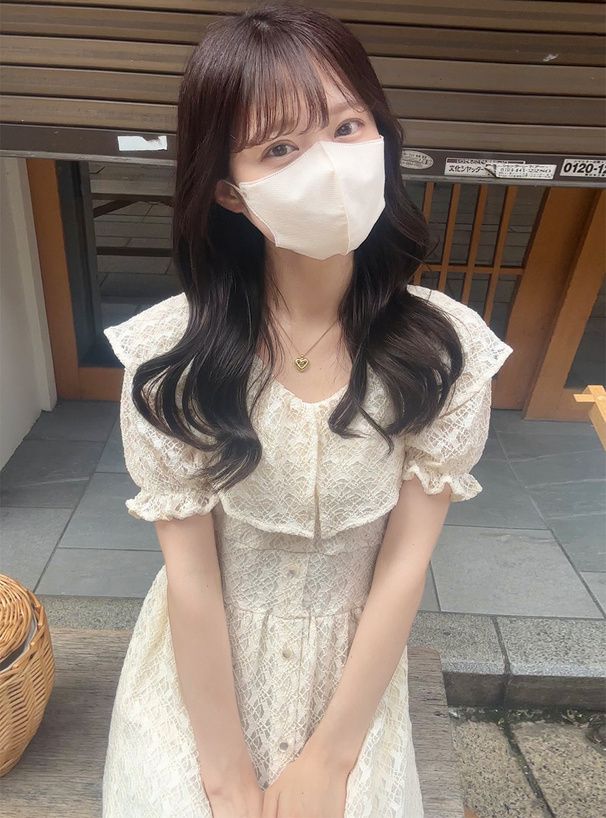 日本 GRL - 浪漫時光蕾絲雕花短袖洋裝-黑 (F)