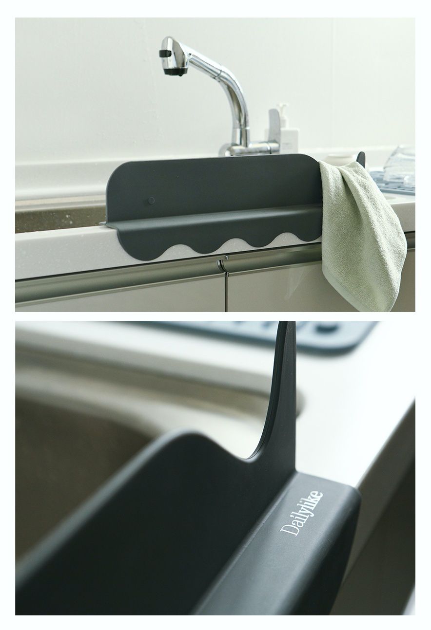 韓國 Daily Like - 矽膠吸盤擋水片-臘腸狗 (長50cm, 寬6cm, 高15.5cm)