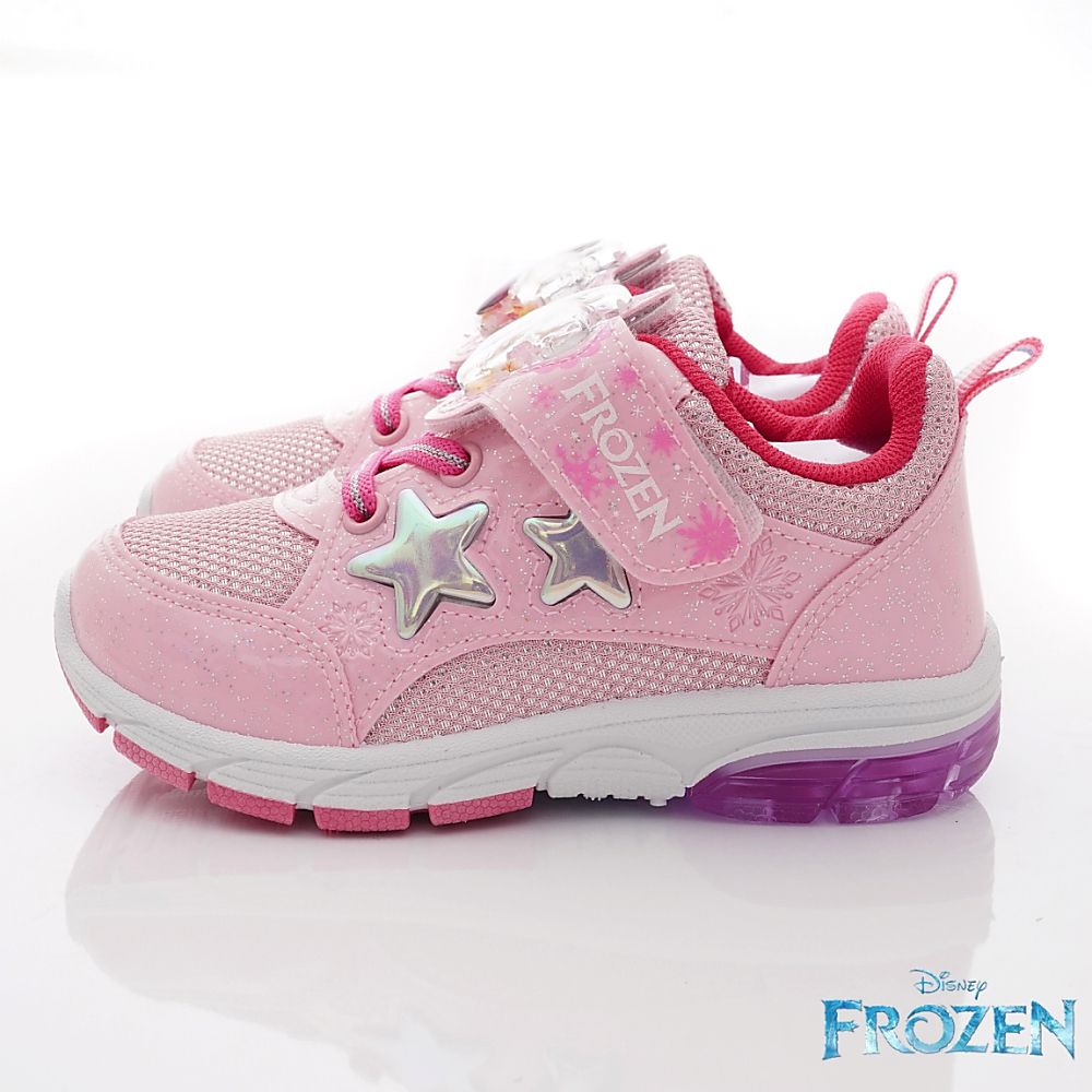 冰雪奇緣 - 台灣製冰雪奇緣電燈運動鞋(中小童段)-運動鞋-粉