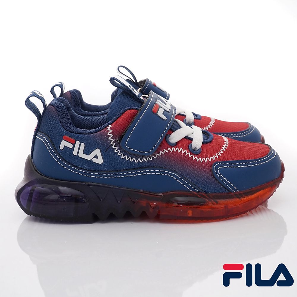 FILA - FILA康特杯電燈運動鞋款(中大童段)-運動鞋-紅藍