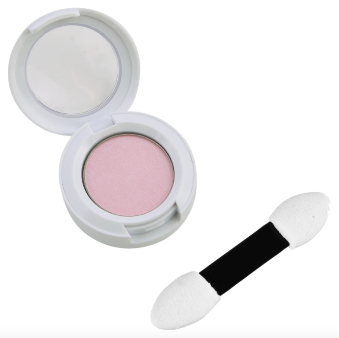 美國 Klee Kids - 糖果明星彩妝組-芭比粉礦物眼影盒(2g)+櫻花粉礦物腮紅盒(3.5g)+粉檸檬亮光潤唇膏(4.2g)+寶貝紅亮光潤唇膏(4.2g)+雙頭眼影棒+腮紅刷(共6件)