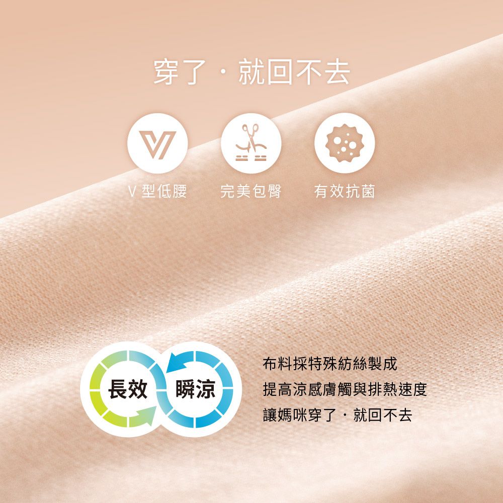 六甲村 Mammy Village - AirSkin透涼V低腰孕婦內褲-膚