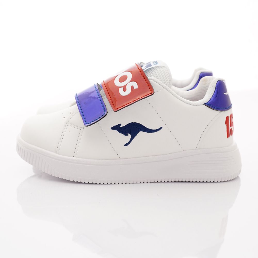 KangaROOS - 金屬記憶鞋墊板鞋(中小童段)-白藍紅