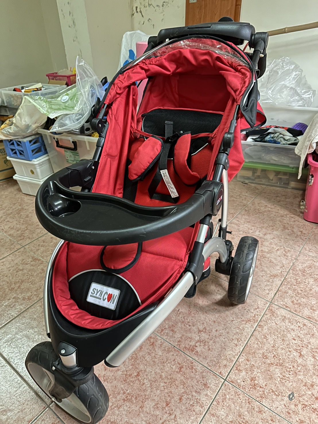 二手嬰兒推車，三輪