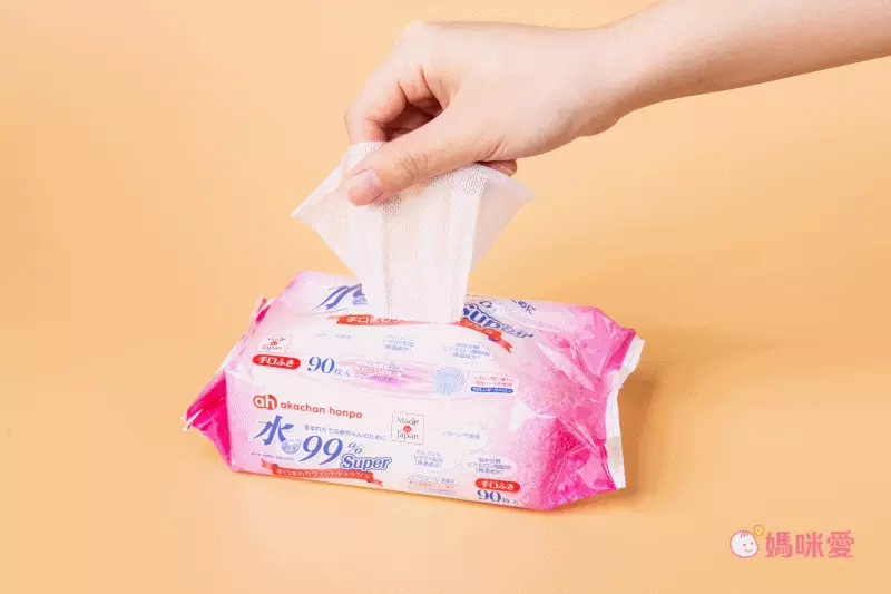 akachan honpo - 水９９％Super 新生兒手口濕紙巾 (90張×12包)