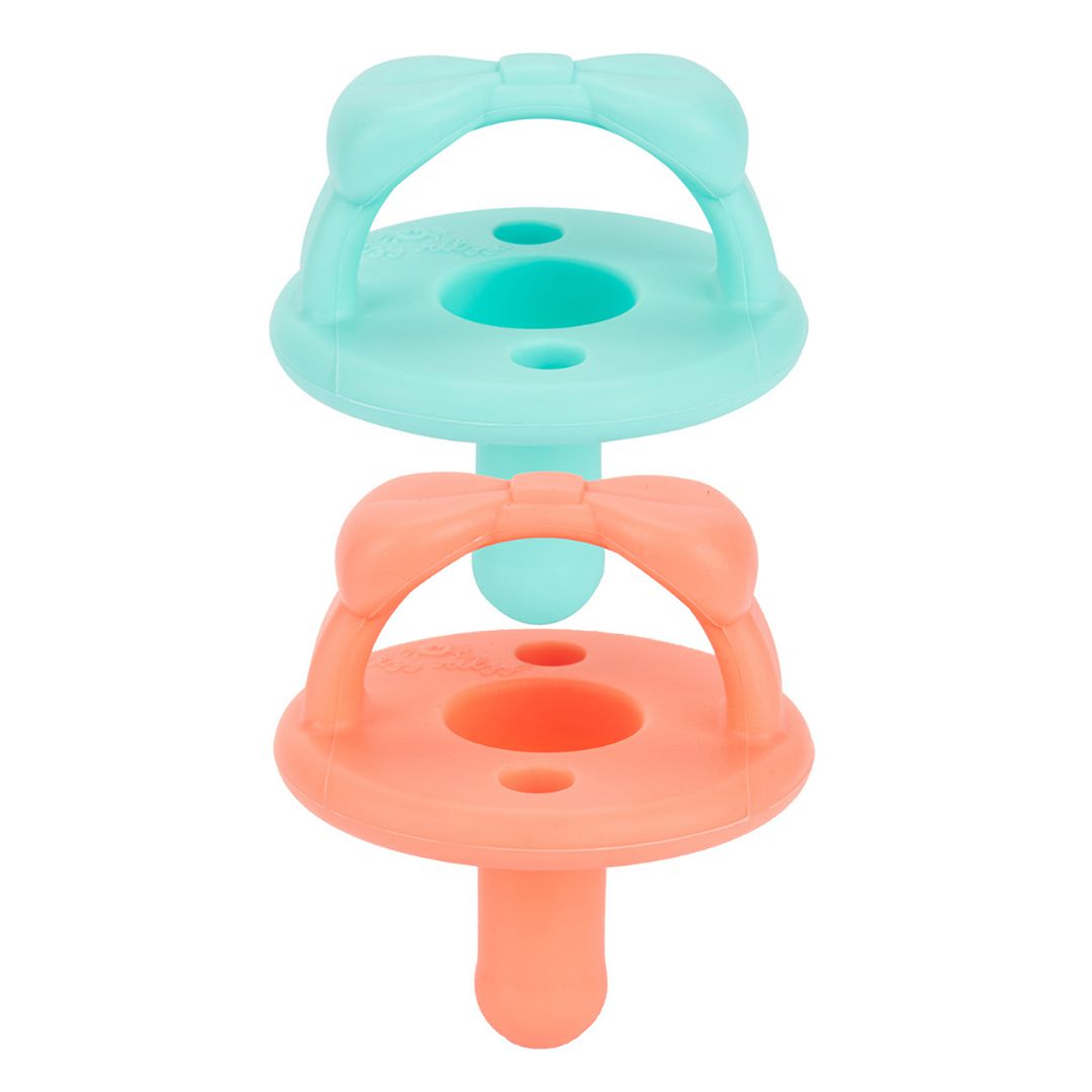 美國Itzy Ritzy - 造型矽膠安撫奶嘴(兩入組)-夏日甜心