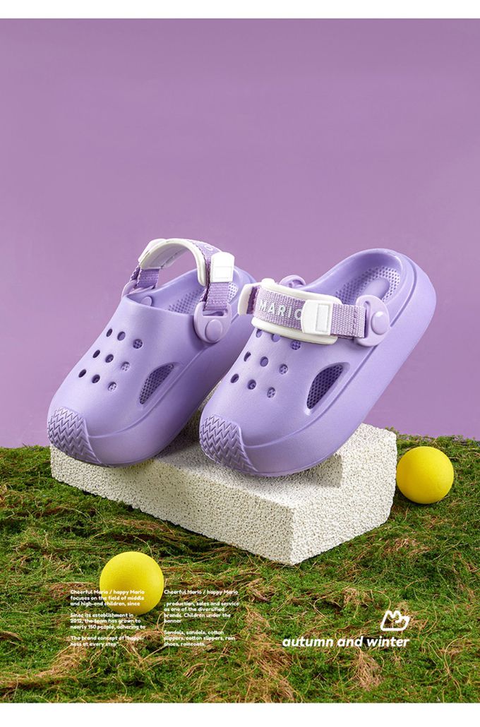 JB clothes - 潮流洞洞鞋-米白-0.22KG