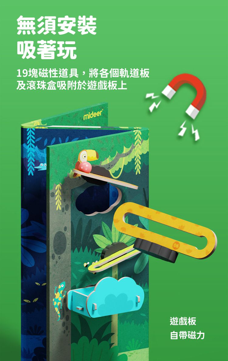 MiDeer - 3D森林冒險滾珠軌道遊戲