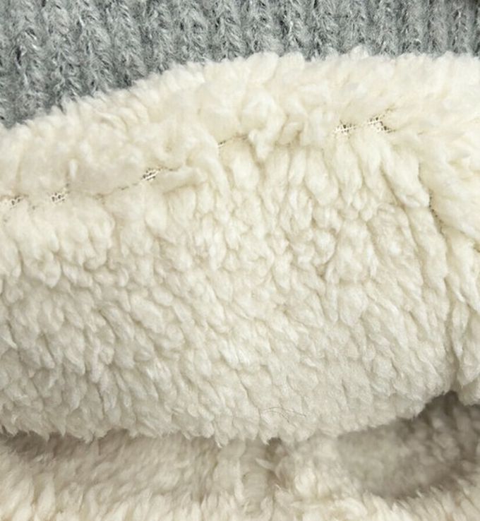 日本代購 - 可愛怪獸眼睛造型毛帽-紫粉