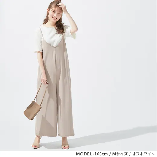 日本 BELLUNA - 舒適木耳邊直羅紋短袖上衣-深灰