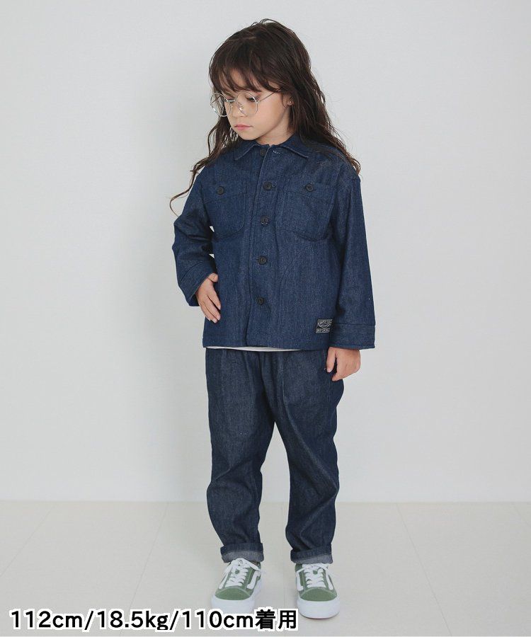 日本 BREEZE - 挺版廓形印花主廚褲-變形蟲-黑