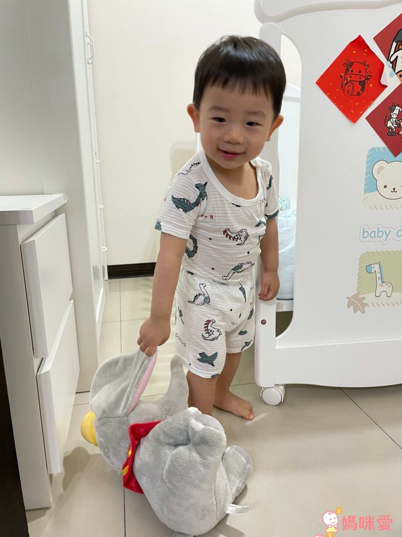 超薄款竹節棉睡衣家居服短袖套裝-小鹿森林