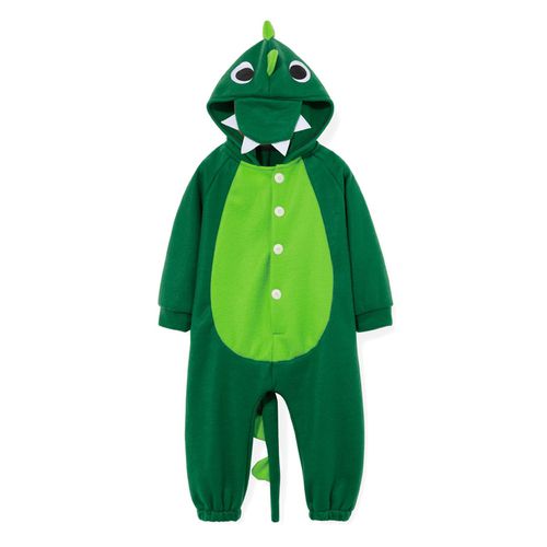 韓國 OZKIZ - 綠色恐龍造型連身衣