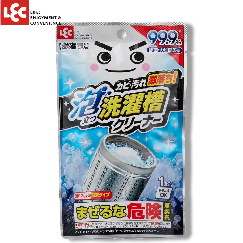 日本 LEC - 激落君濃密泡洗衣槽清潔劑120g粉劑款-120g