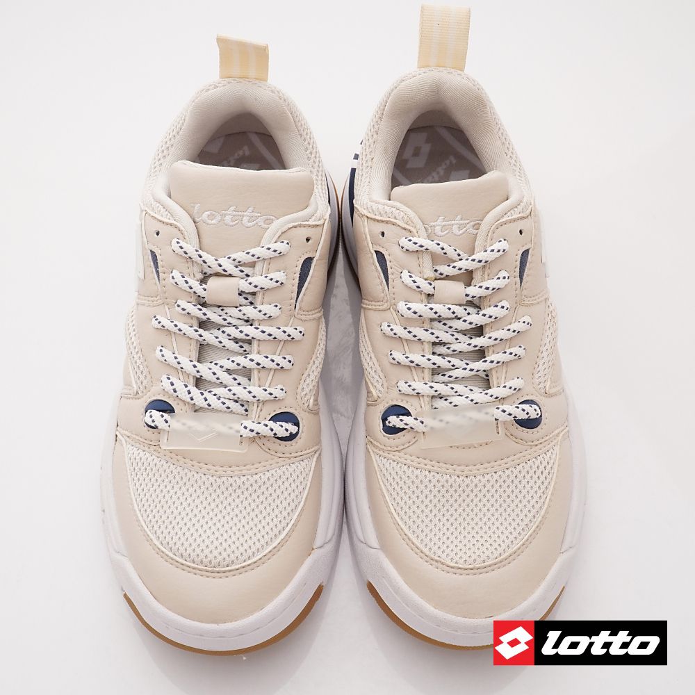 LOTTO樂得 - 復古女段休閒老爹鞋-運動鞋-奶茶色