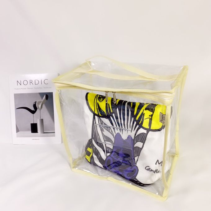 妞妞絲 - 透明收納袋-尊爵黑 (M)