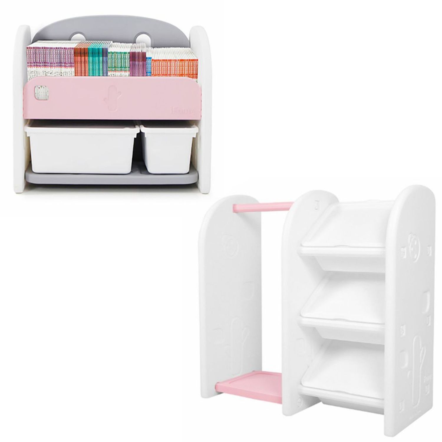 【韓國 ifam】夢幻兒童收納家具 書架收納組、多功能收納櫃