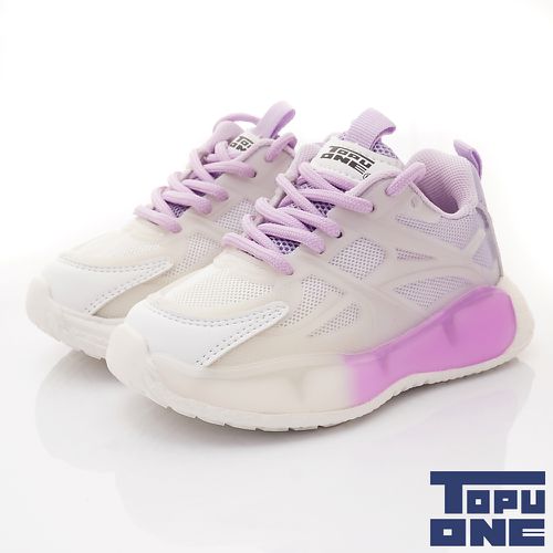 TOPUONE-厚底潮流運動童鞋-623913紫(中小童段)-運動鞋-紫