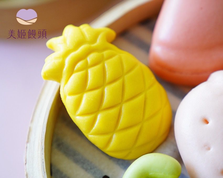 美姬饅頭 - 無糖天然蔬果造型饅頭 (6入)-35g/顆