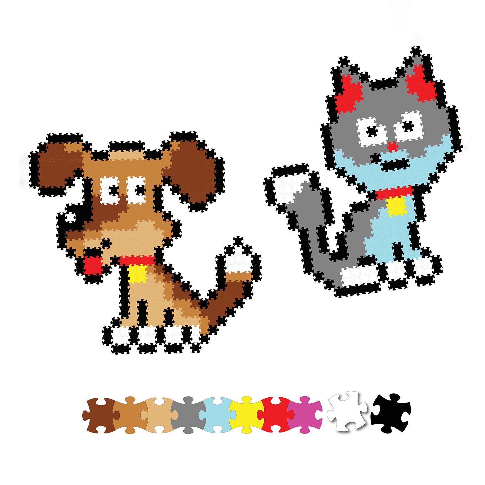 美國 FatBrain - 數碼拼圖-寵物朋友-700件