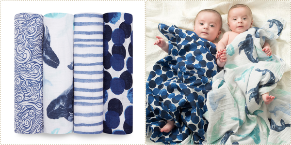 新花色登場！美國 Aden + Anais 包巾 / 被毯 / 圍兜
