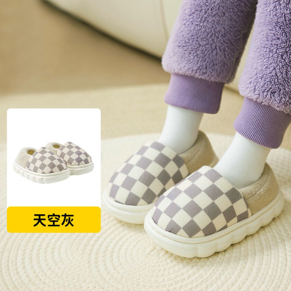 保暖室內鞋-灰色 (內長16-17cm)