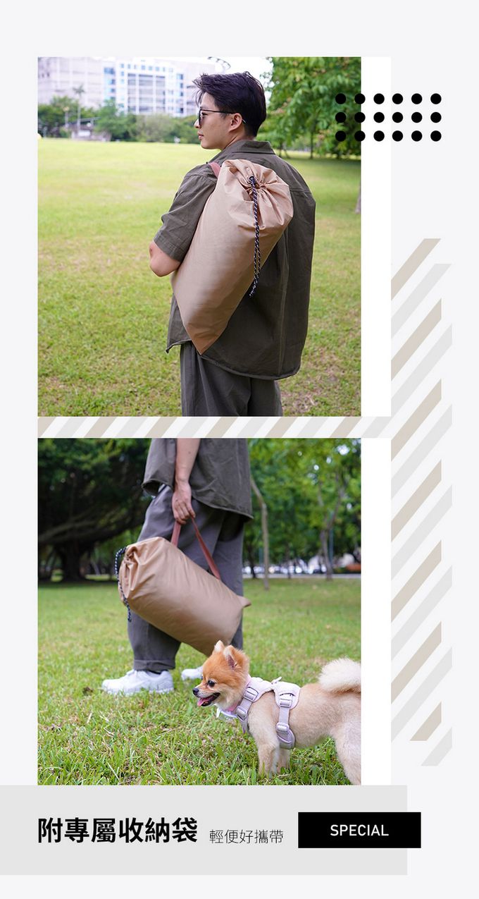 SHANER - 露營美學加厚防潮墊