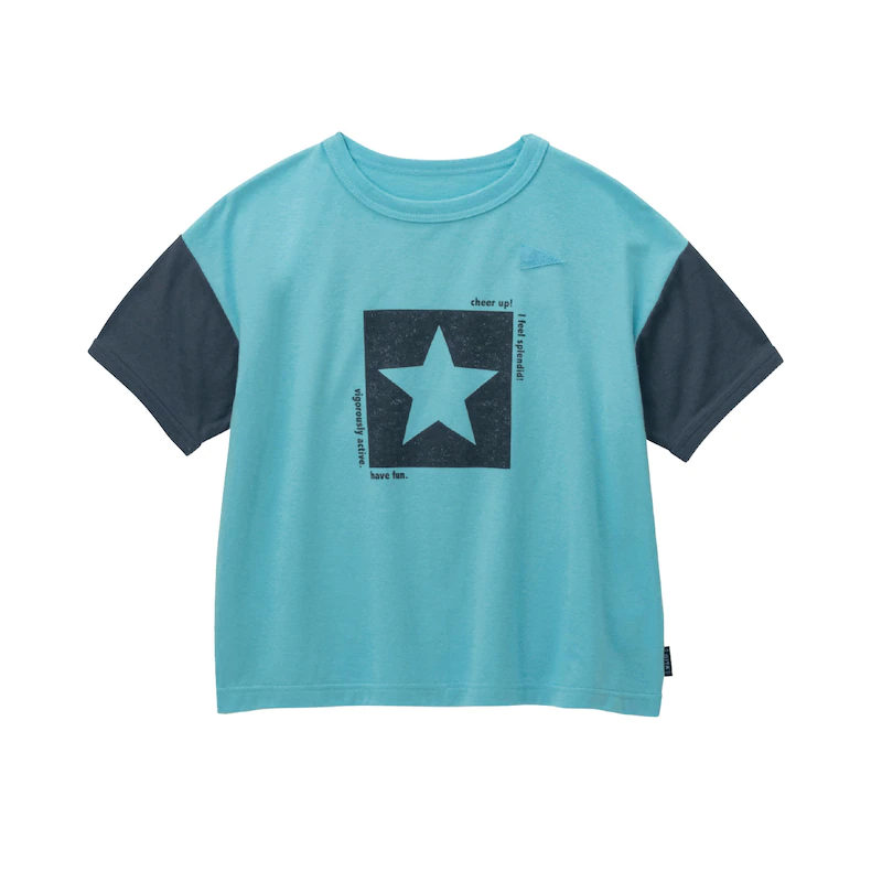 日本千趣會 - GITA 天竺棉印花短T-1492-藍