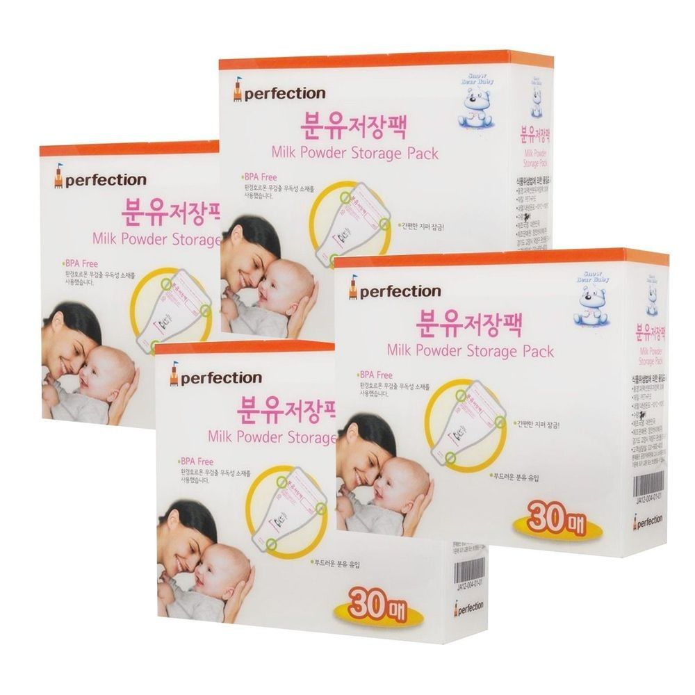 韓國 Perfection - 便攜式拋棄型奶粉袋-韓國製造 原裝進口-30入裝x4/盒