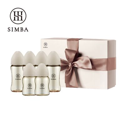 Simba 小獅王辛巴 - 蘊蜜鉑金PPSU寬口奶瓶禮盒-杏茶