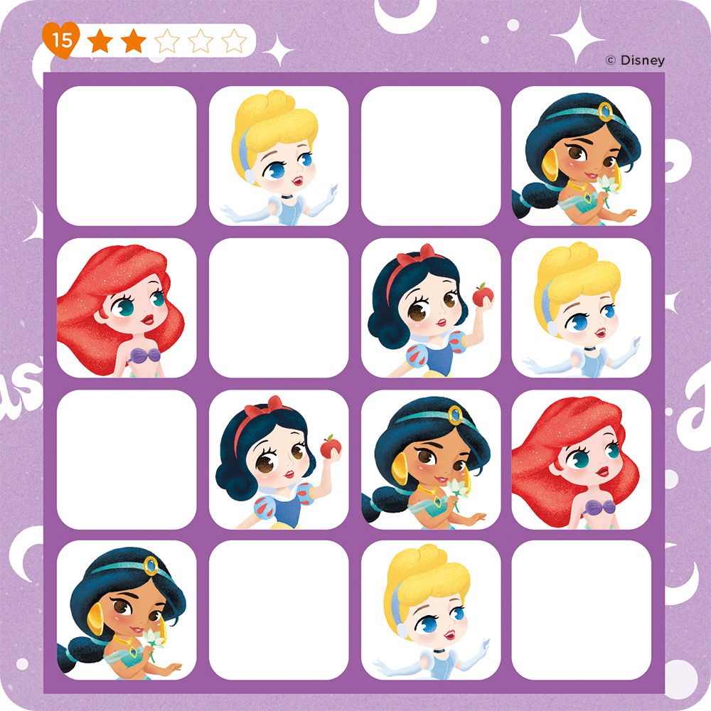 公主圖形數獨-邏輯推理大連線