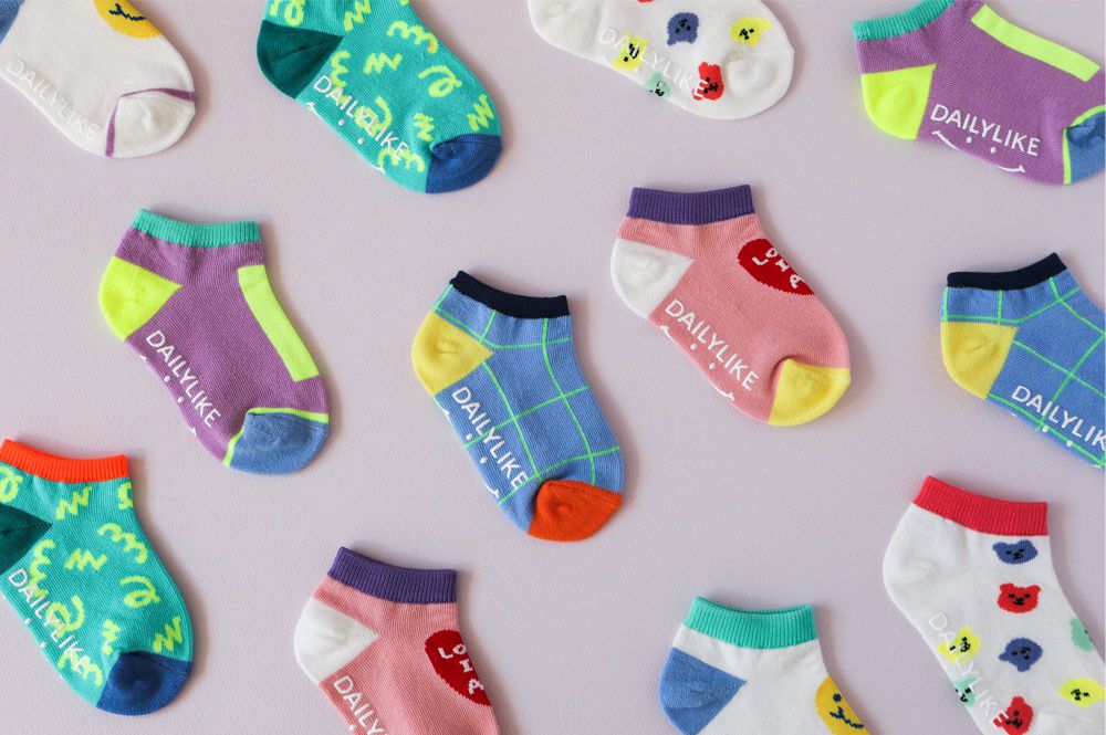韓國 Daily Like - 兒童襪子/船型襪6入組