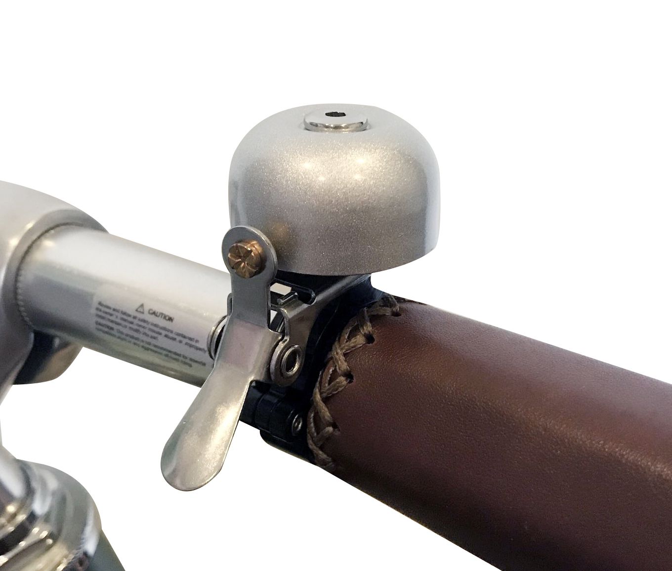 Chelston bikes - 復古美型車鈴-銀色-車鈴x1 , 厚墊片x 1 , 薄墊片 x 1 , L型板手