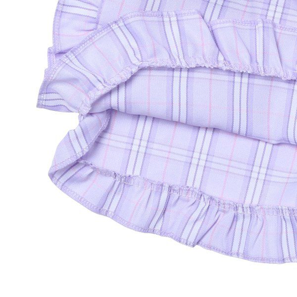 日本西松屋 - 百搭印花短褲-格紋-卡其