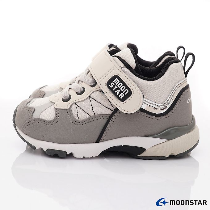 Moonstar日本月星 - HI系列十大機能童鞋-MSC23357灰(中小童段)-機能運動鞋-灰