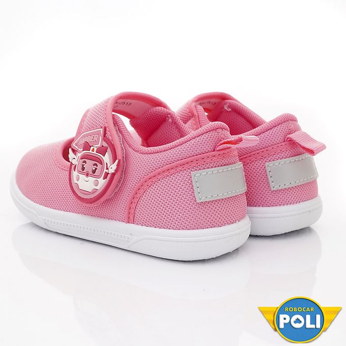 台灣製POLI休閒室內鞋-POKP10513粉(中小童)-室內休閒鞋-粉