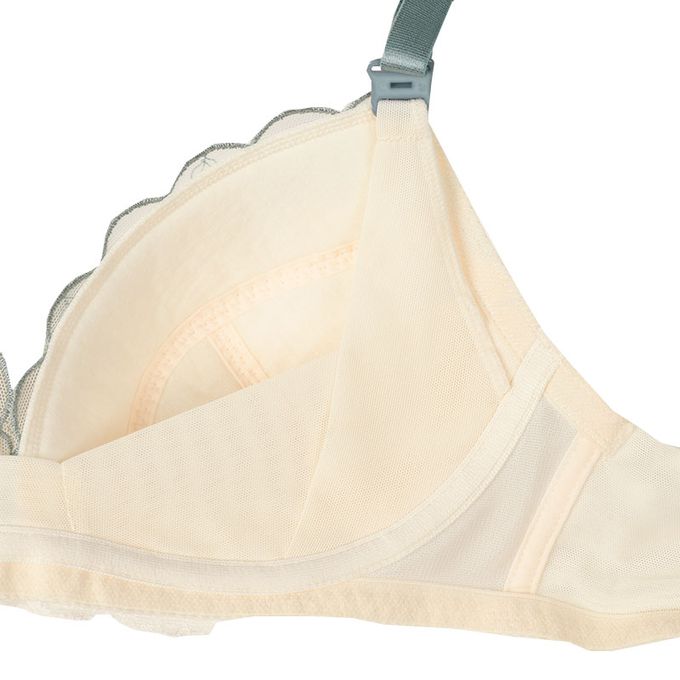 akachan honpo - 美型 無鋼圈胸罩 具哺乳功能-白色