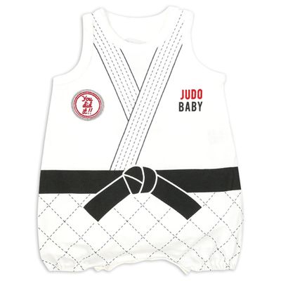 akachan honpo - 趣味包屁衣-運動-黑色