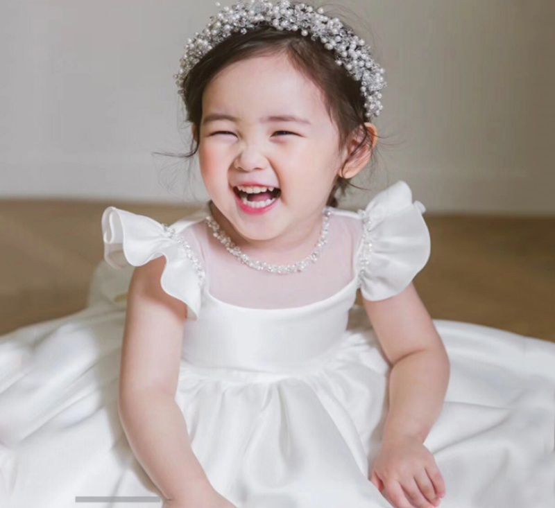 Princess 純手工訂製♚夢幻光澤緞面公主禮服