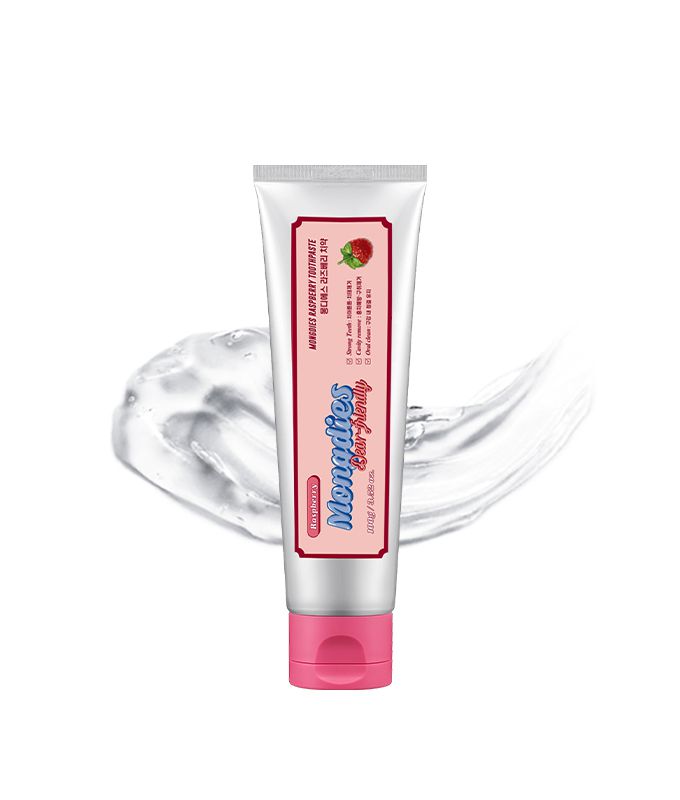 韓國 mongdies - 兒童無氟牙膏-紅莓口味-0-4歲-100g