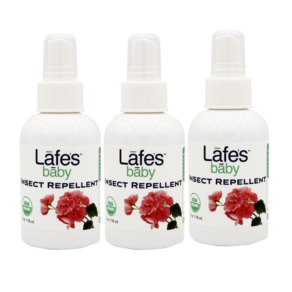美國 Lafe's organic - 有機嬰兒防蚊液-118ml*3入