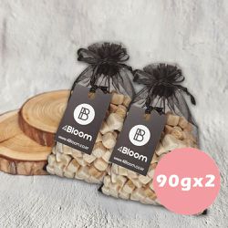 韓國 4Bloom - 韓國製檜木除濕除臭香氛塊90g-黑-2入
