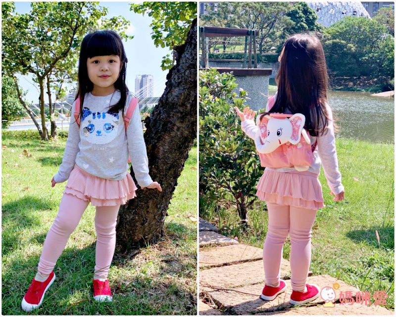 FANMOU - 七分內搭褲(莫代爾)-蝴蝶結-黑色