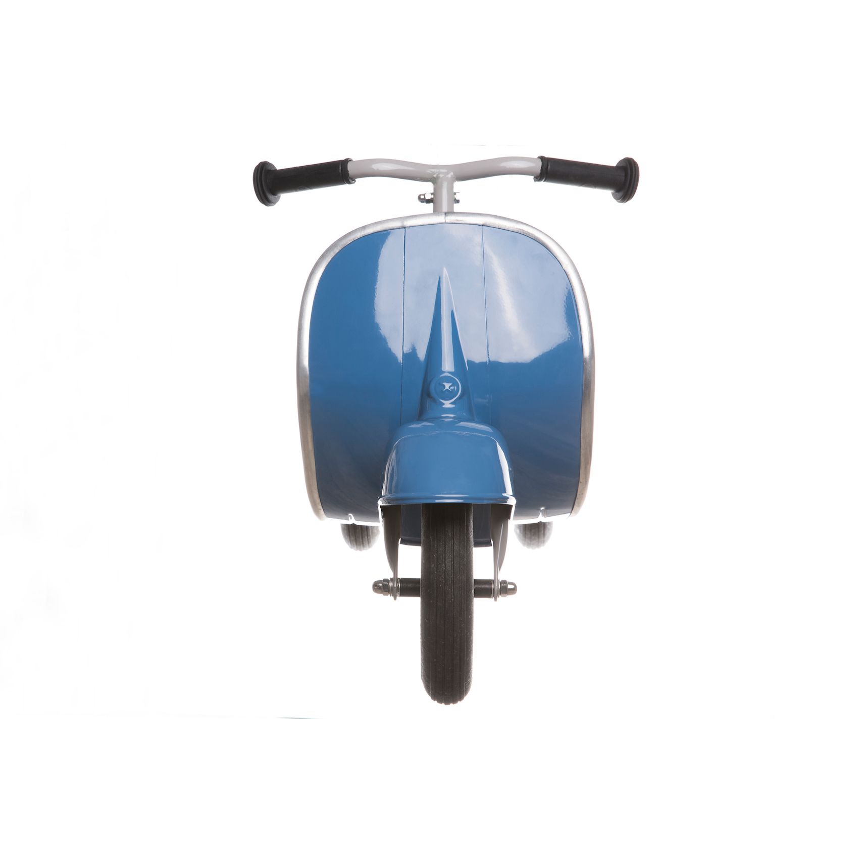 義大利Vespa - 【超值兩台組】Vespa電動玩具車-紅+Ambosstoys PRIMO經典偉士牌復古造型滑步車-海星藍