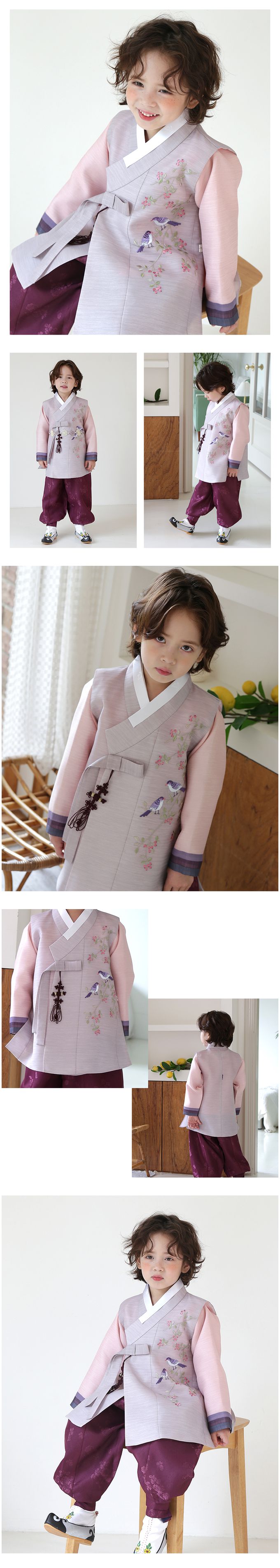 韓國 yedam - 男寶韓服-PREMIUM-粉紫X紫紅