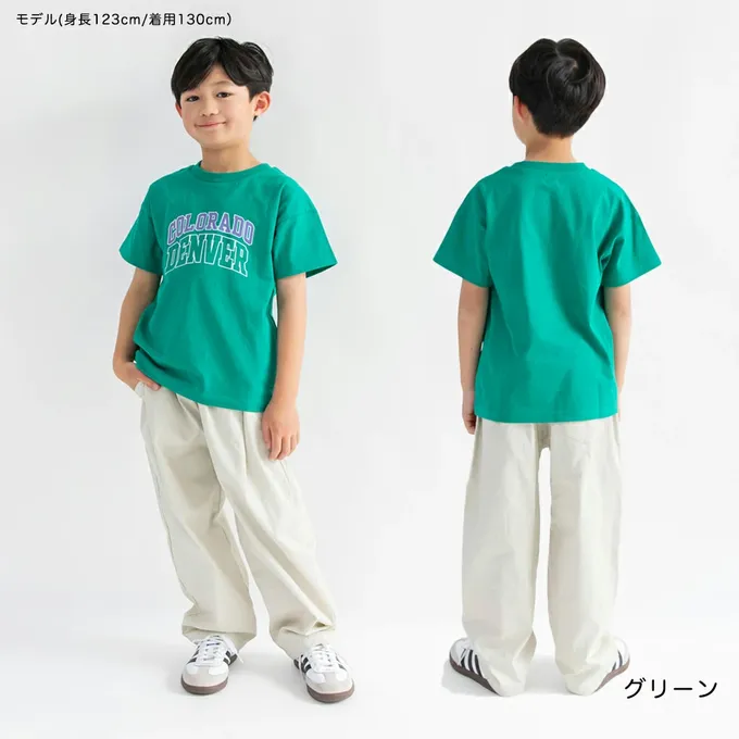 日本 BRANSHES - 100%棉 簡約印花短袖上衣-perfect-黑