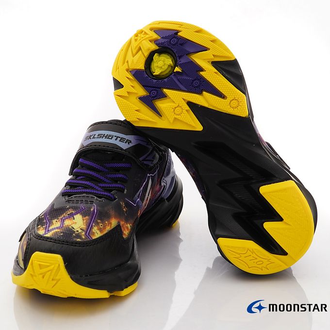 Moonstar日本月星 - 月星SK炫技者-雷電系列運動款-SK00176黑(中大童段)-運動鞋-黑